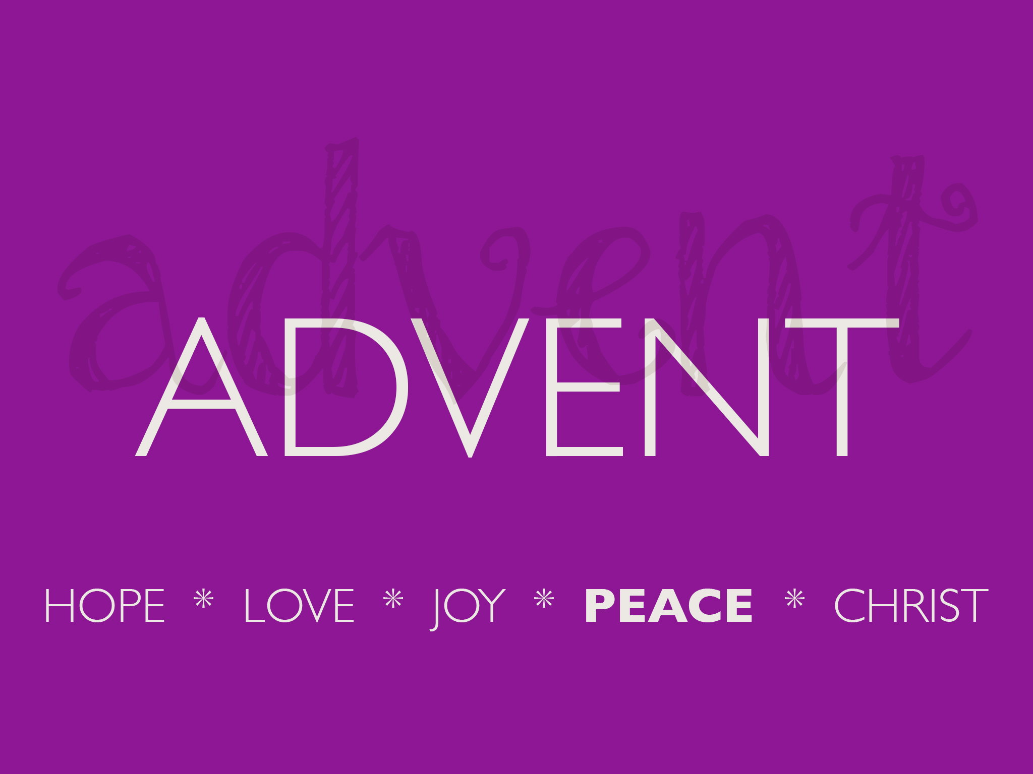 Peace – Advent (Pt. 2)