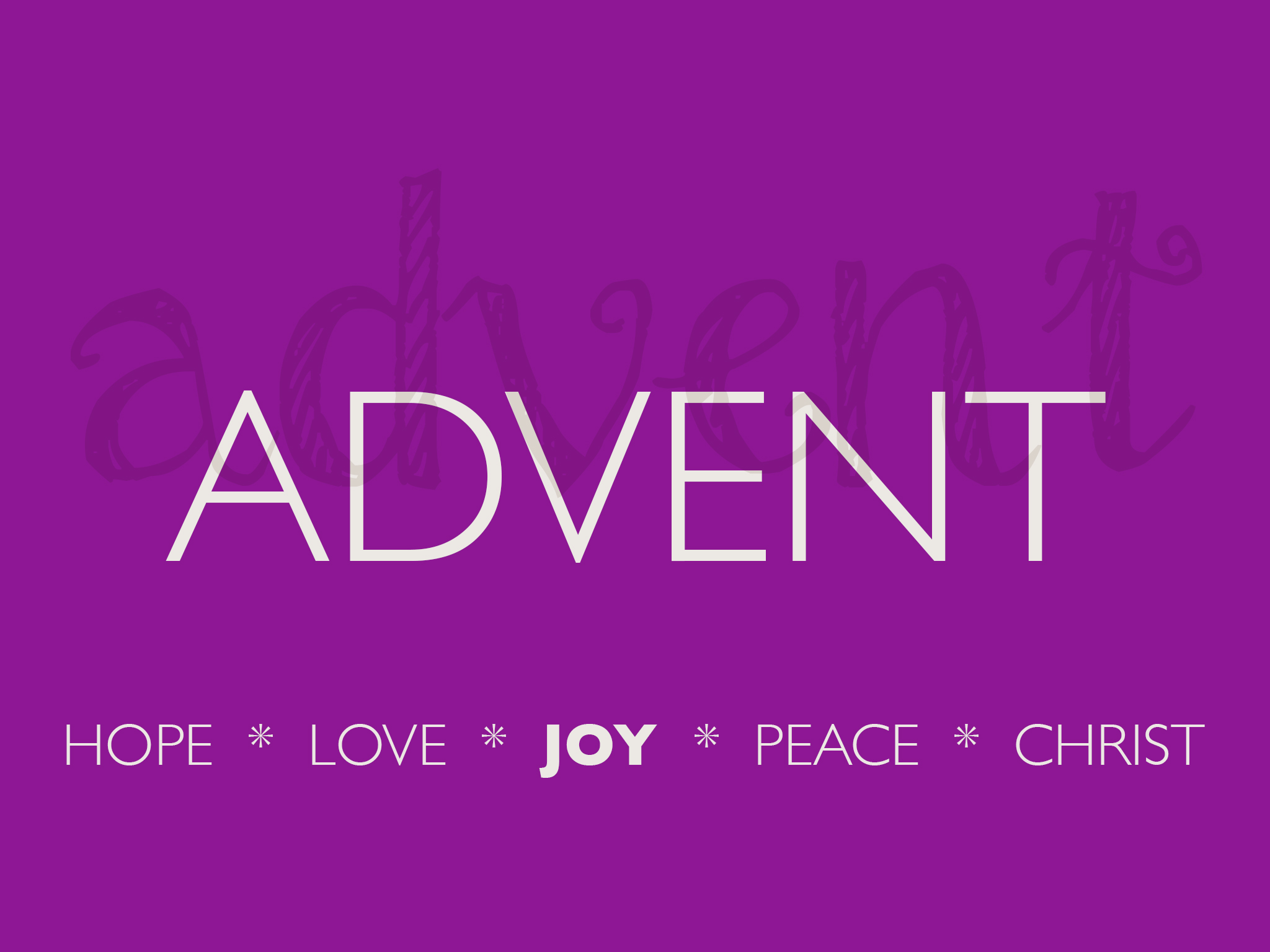 Joy – Advent (Pt. 3)